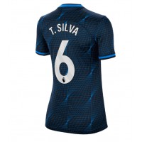 Echipament fotbal Chelsea Thiago Silva #6 Tricou Deplasare 2023-24 pentru femei maneca scurta